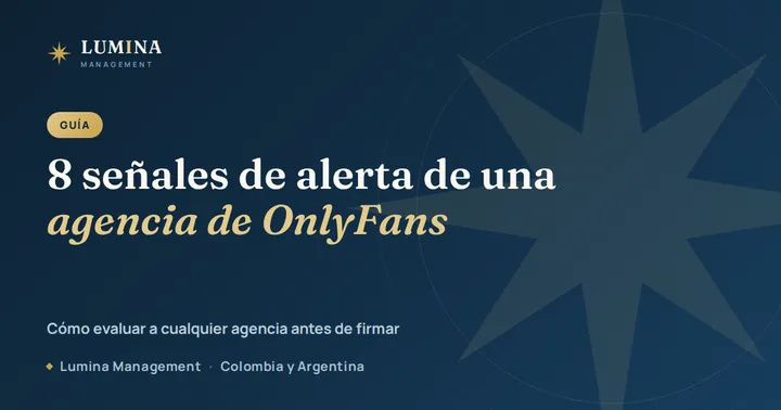 Portada de la guía: Cómo saber si una agencia de OnlyFans es una estafa: 8 señales de alerta